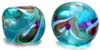 Flat RoundGold Stone Beads - click here for large view
